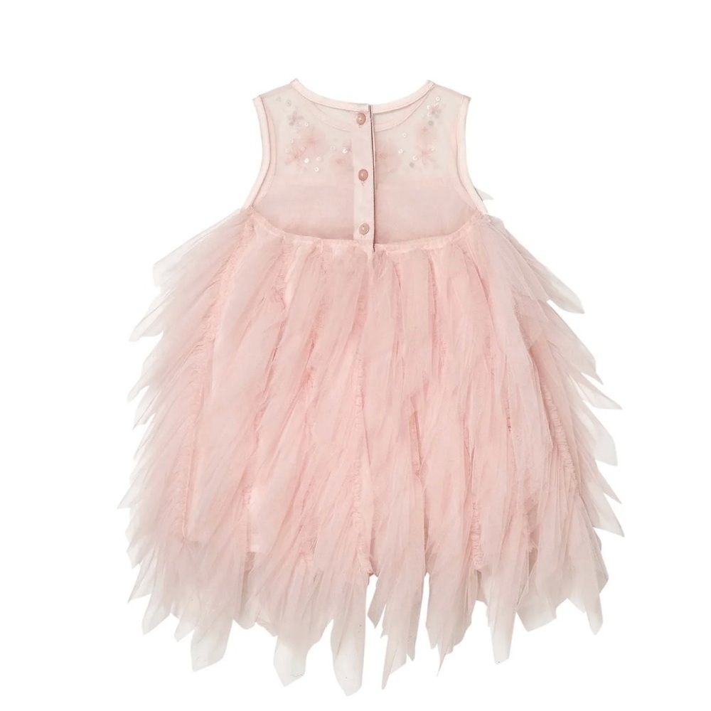 Tutu Du Monde Pale Pink Feathered Tulle Dress - Picture 6 of 8